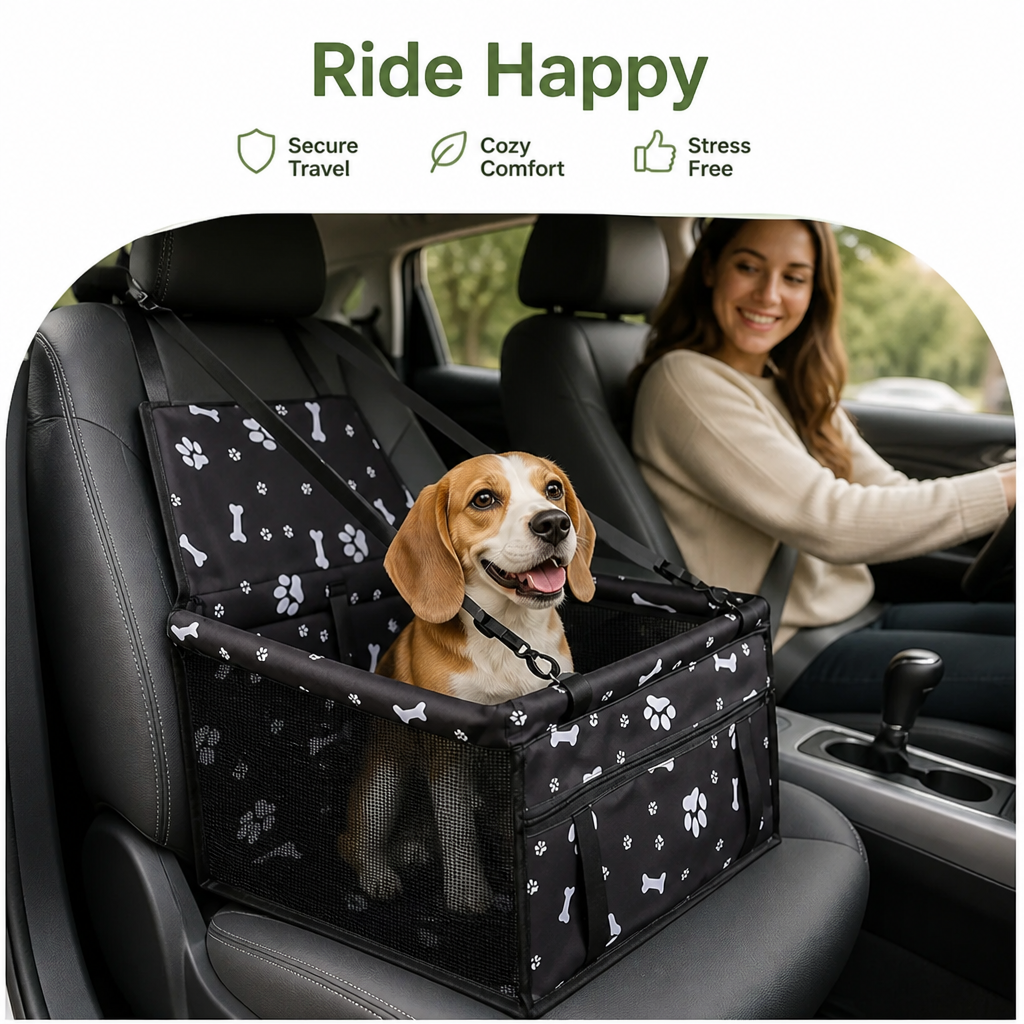 Ortekor Seat-Belt Compatible Portable & Breathable Car Booster Seat
