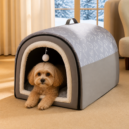 Ortekor Self-Warming Cozy Pet Cave Bed