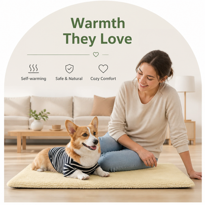 Ortekor Self-Warming & Washable Pet Bed