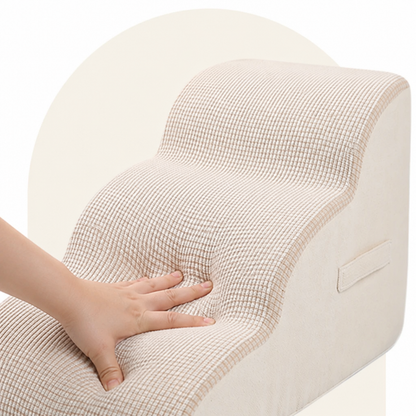 Ortekor Senior-Friendly Soft Foam 3-Step Pet Stairs