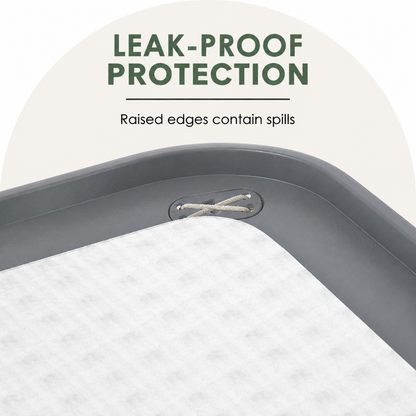 Ortekor Silicone Leak-Proof Raised-Edge Pee Pad Holder
