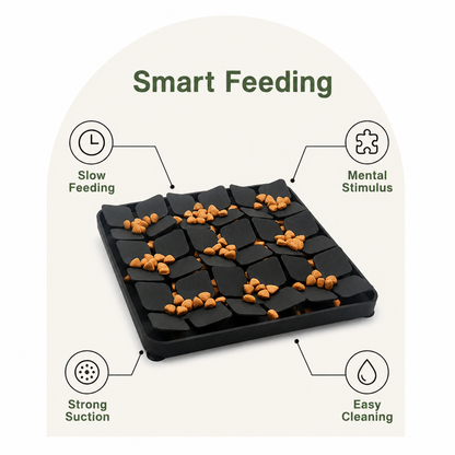 Ortekor Silicone Suction-Cup Slow-Feeder Snuffle Mat