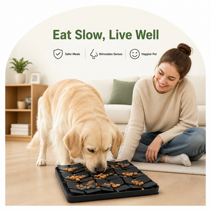 Ortekor Silicone Suction-Cup Slow-Feeder Snuffle Mat