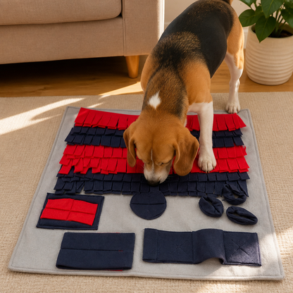 Ortekor Slow-Feed & Scent-Training Dog Snuffle Mat (Washable)
