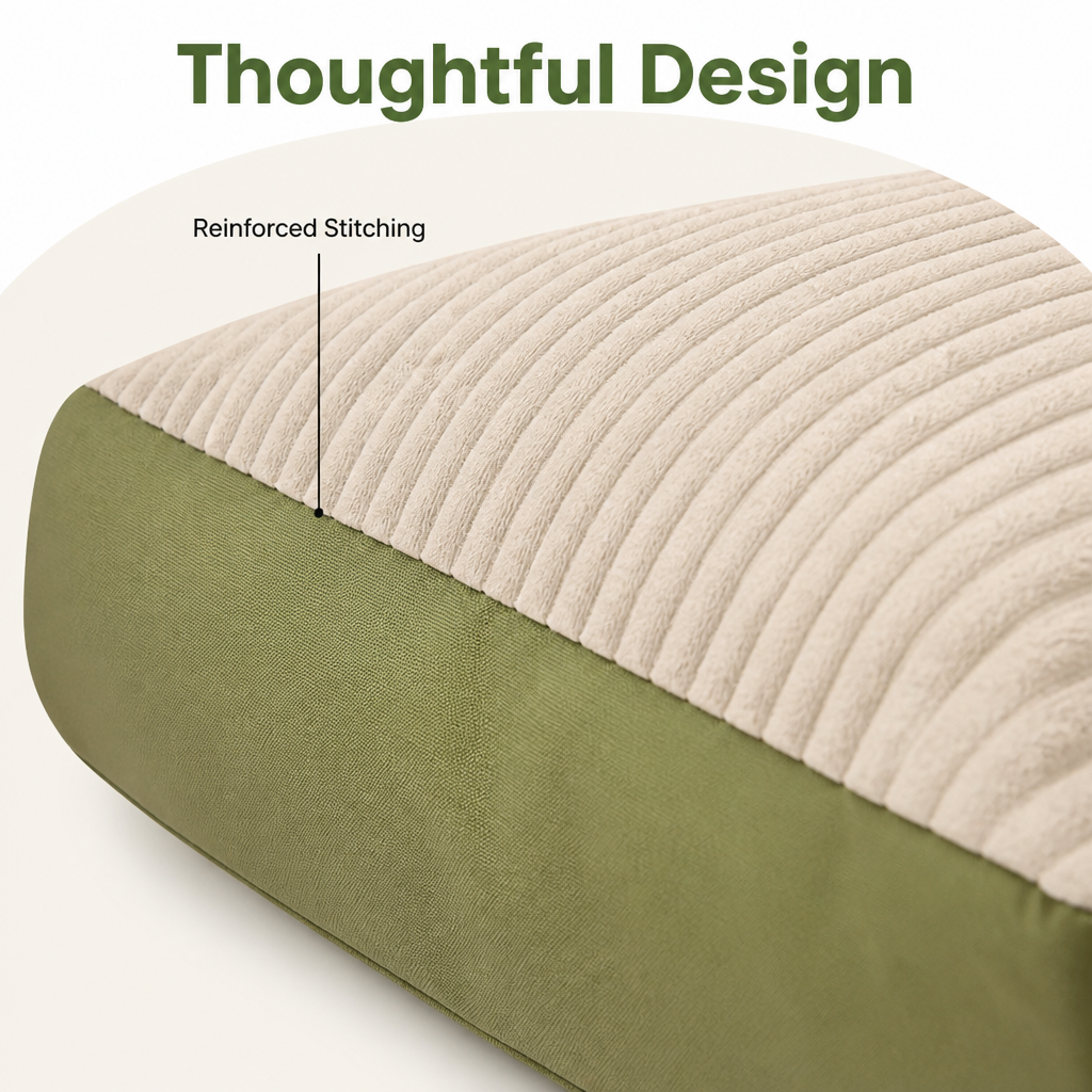 Ortekor Soft Fleece & Washable Dog Bed (Removable Cover)