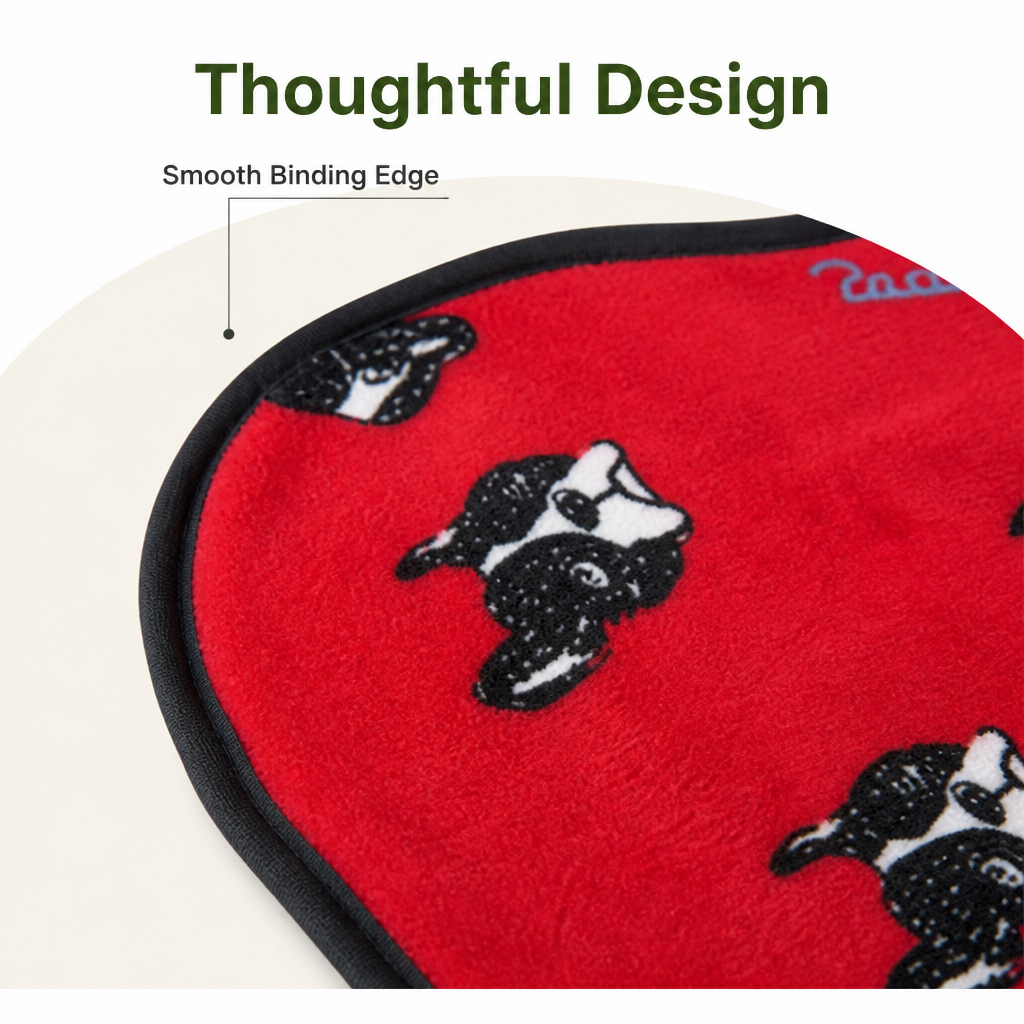 Couverture pour animaux lavable en polaire douce Ortekor (motifs bouledogue et bull terrier)