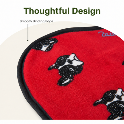 Couverture pour animaux lavable en polaire douce Ortekor (motifs bouledogue et bull terrier)