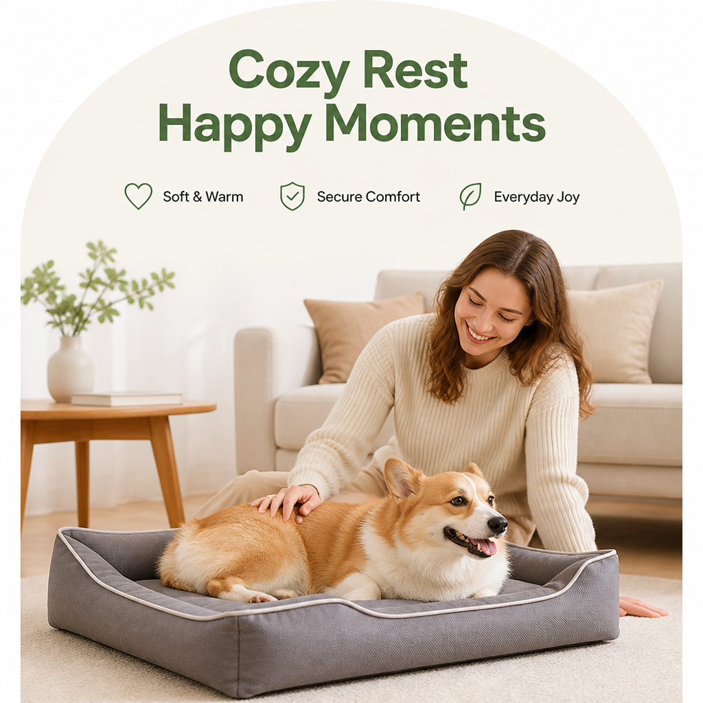 Ortekor Soft Fleece & Waterproof Bottom Pet Sofa