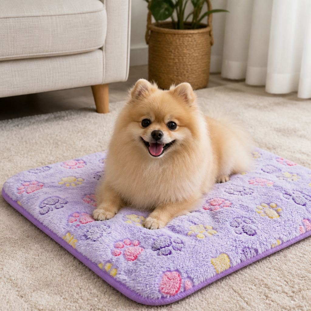 Ortekor Soft Fluffy Flannel Pet Blanket (Multiple Sizes & Patterns)