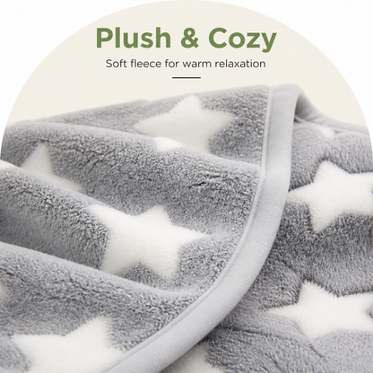 Ortekor Soft Fluffy Fleece & Machine-Washable Pet Blanket
