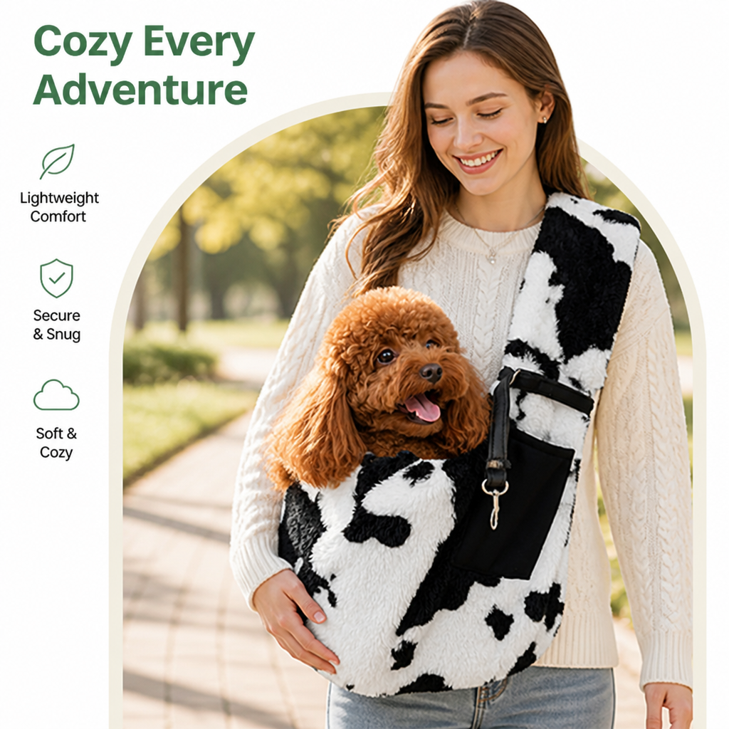 Ortekor Soft Plush & Lightweight Shoulder Sling Carrier (Up To 7 kg)