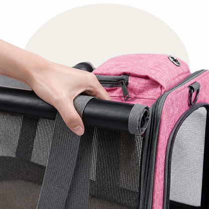 Ortekor Soft-Sided Spacious Travel Carrier