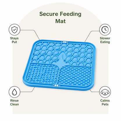 Ortekor Suction-Cup Slow Feeder Lick Mat