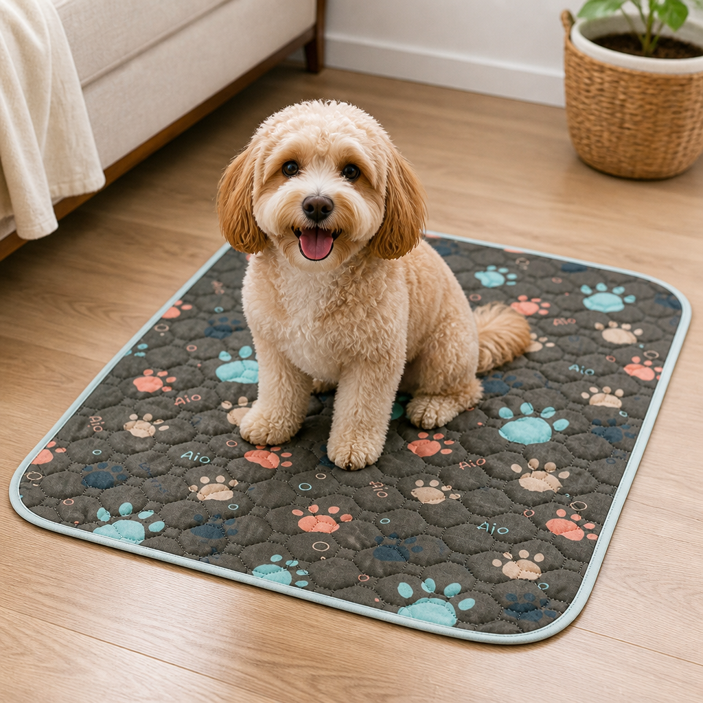 Ortekor Super Absorbent & Machine-Washable Dog Training Pad (Waterproof Backing)