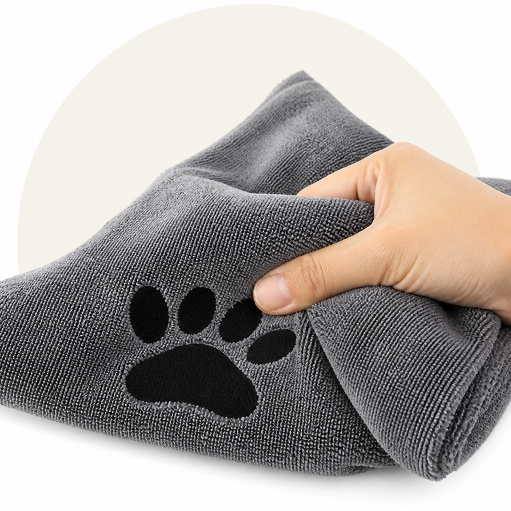 Ortekor Super Absorbent Quick-Dry Microfiber Pet Towel