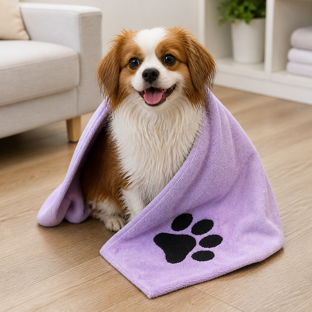 Ortekor Super Absorbent Quick-Dry Microfiber Pet Towel