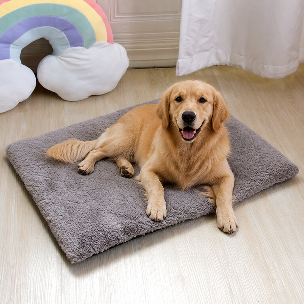 Ortekor Thick Fleece Machine-Washable Pet Mat