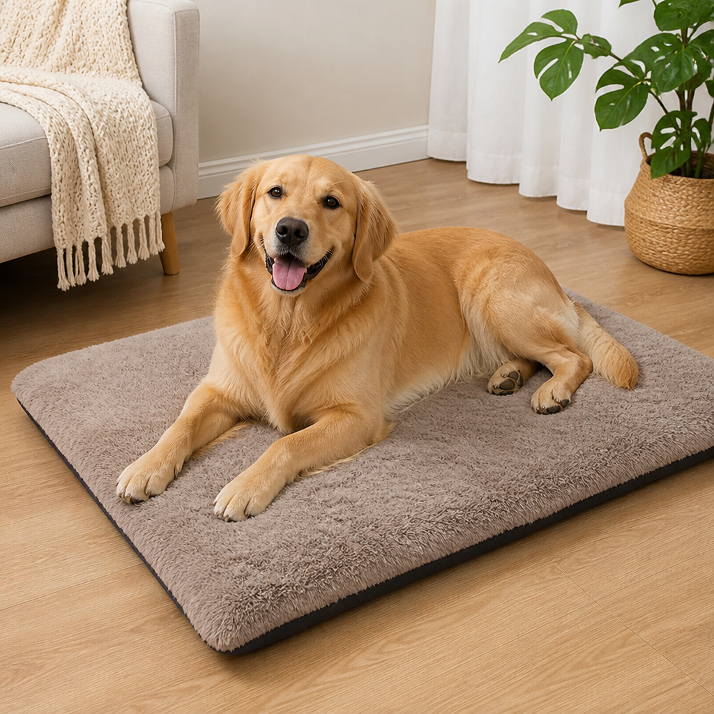 Ortekor Thick Fleece Machine-Washable Pet Mat