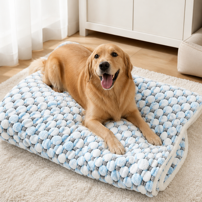 Ortekor Thick Plush Flannel & Non-Slip Dog Bed