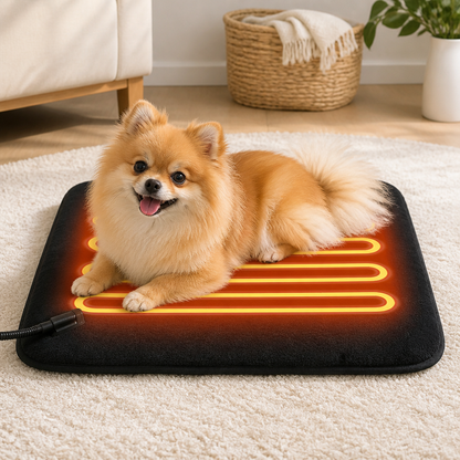 Ortekor USB Constant-Temp & Soft Fleece Heated Pet Pad