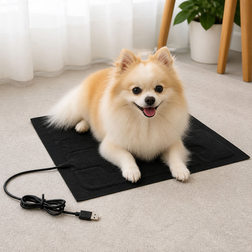 Ortekor USB-Powered Foldable Heated Pet Mat (For Small Pets)