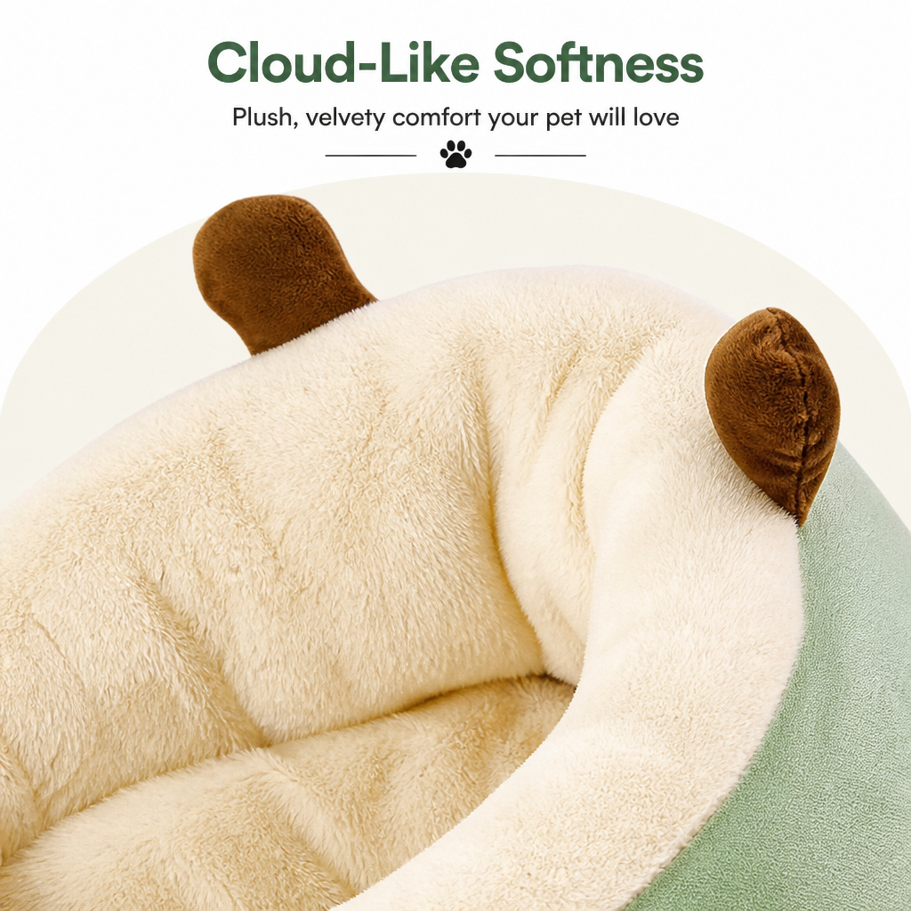 Ortekor Warm Plush & Easy-Care Bolster Bed