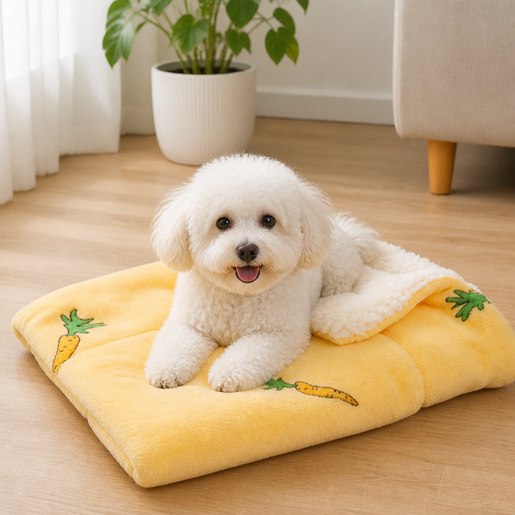 Ortekor Warm & Soft Flannel Pet Blanket (Machine Washable)