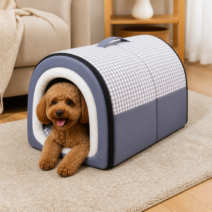 Ortekor Warm & Windproof Foldable Dog Bed