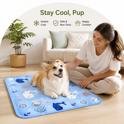 Ortekor Water-Activated & Non-Slip Dog Cooling Mat