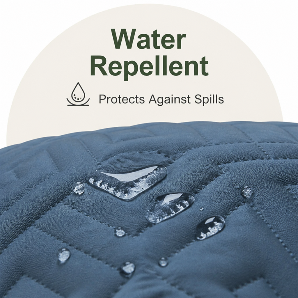 Ortekor Water-Repellent Quilted Sofa Cover (Anti-Slip Straps)