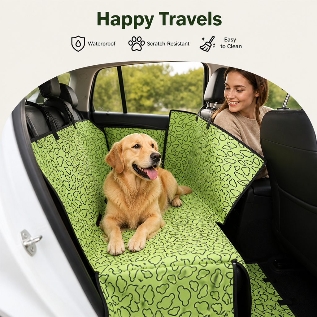 Ortekor Waterproof 600D Oxford Universal-Fit Car Seat Cover