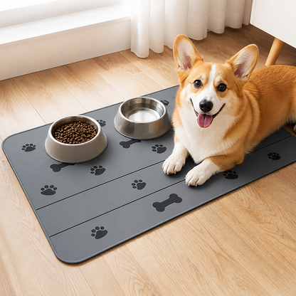 Ortekor Waterproof & Absorbent Non-Slip Pet Feeding Mat
