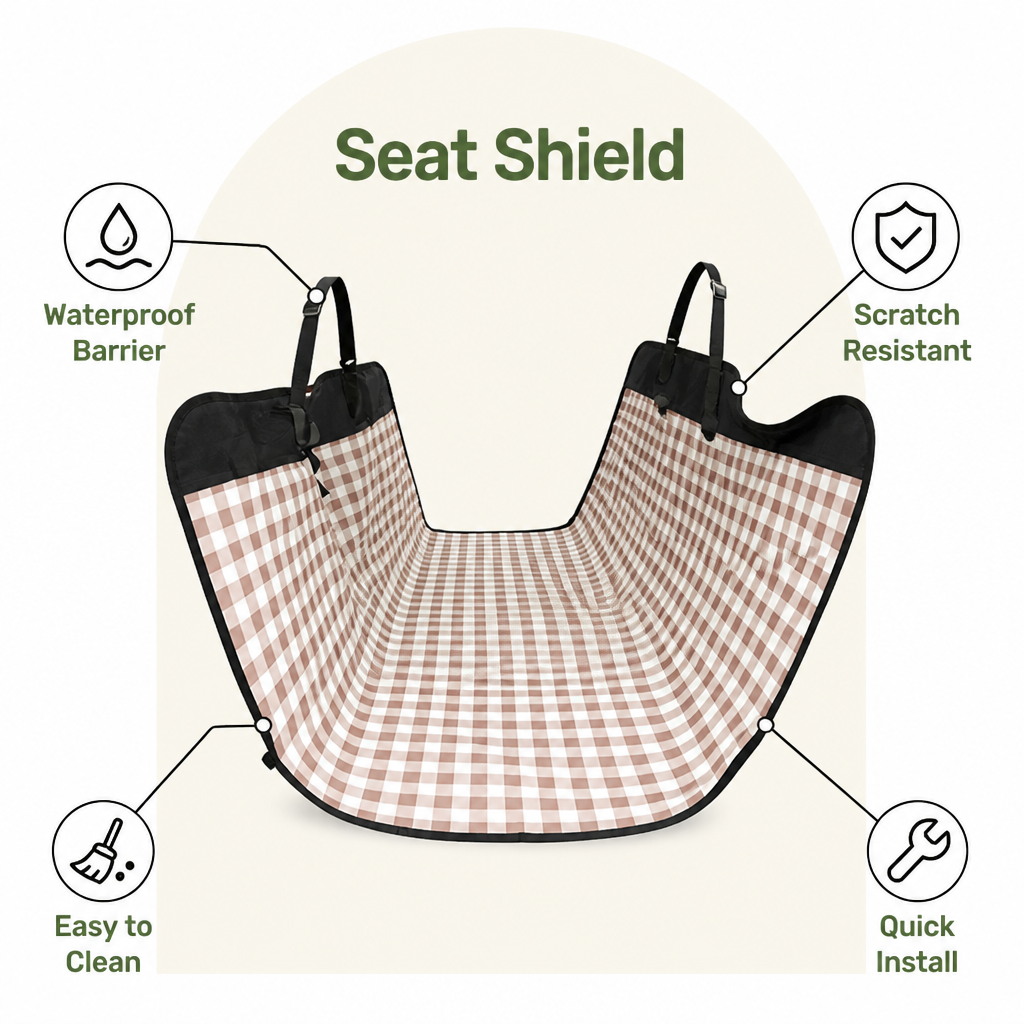 Ortekor Waterproof Anti-Scratch Car Seat Protector