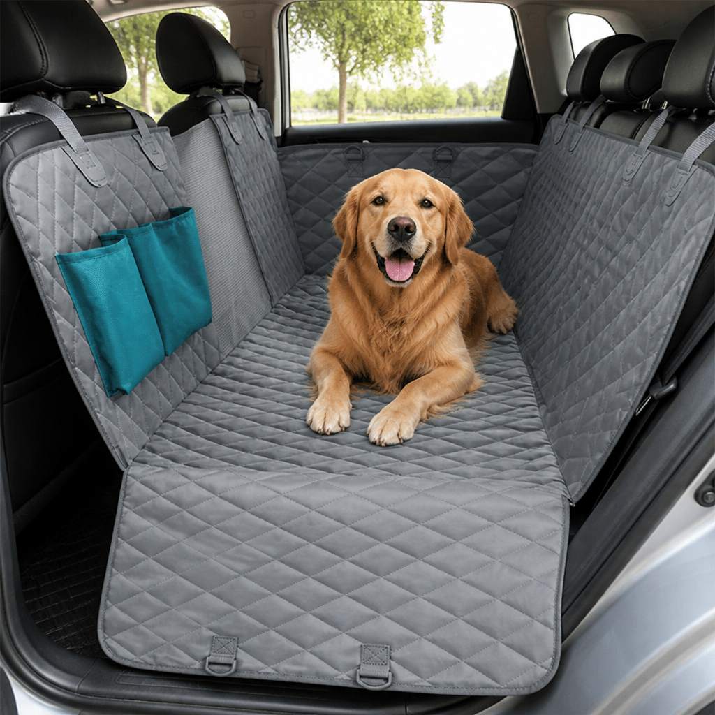 Ortekor Waterproof Convertible Hammock Car Seat Cover (Mesh Window)