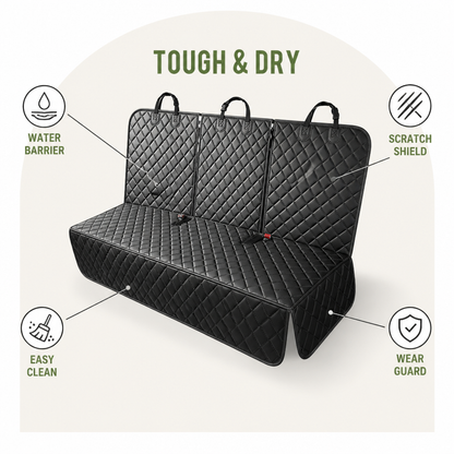Ortekor Waterproof & Dirt-Proof Rear Seat Protector (Universal Fit)