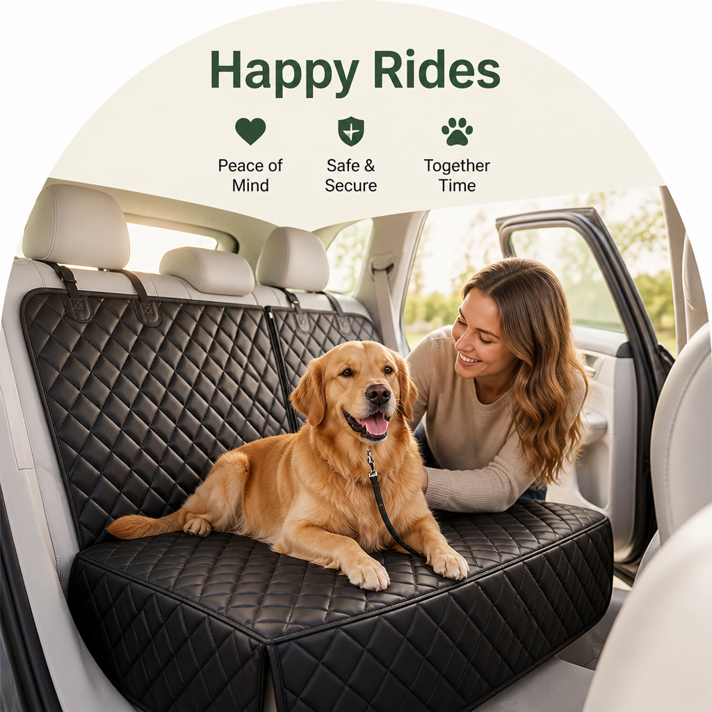 Ortekor Waterproof & Dirt-Proof Rear Seat Protector (Universal Fit)