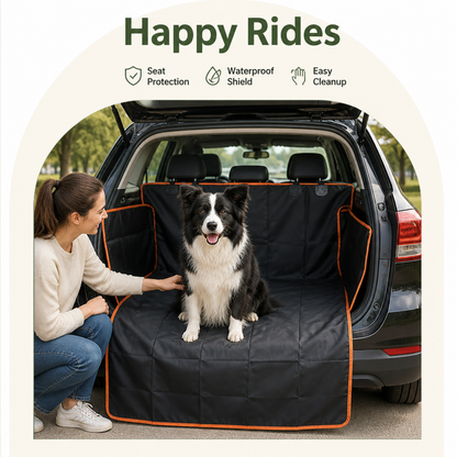 Ortekor Waterproof Easy-Install Hammock Car Seat Cover (Rear Seat)