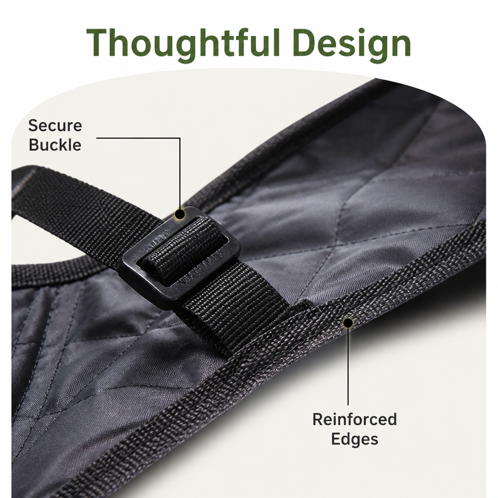 Ortekor Waterproof Foldable Mesh-Sided Car Seat Hammock