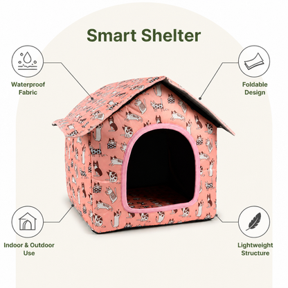 Ortekor Waterproof & Foldable Outdoor Pet House
