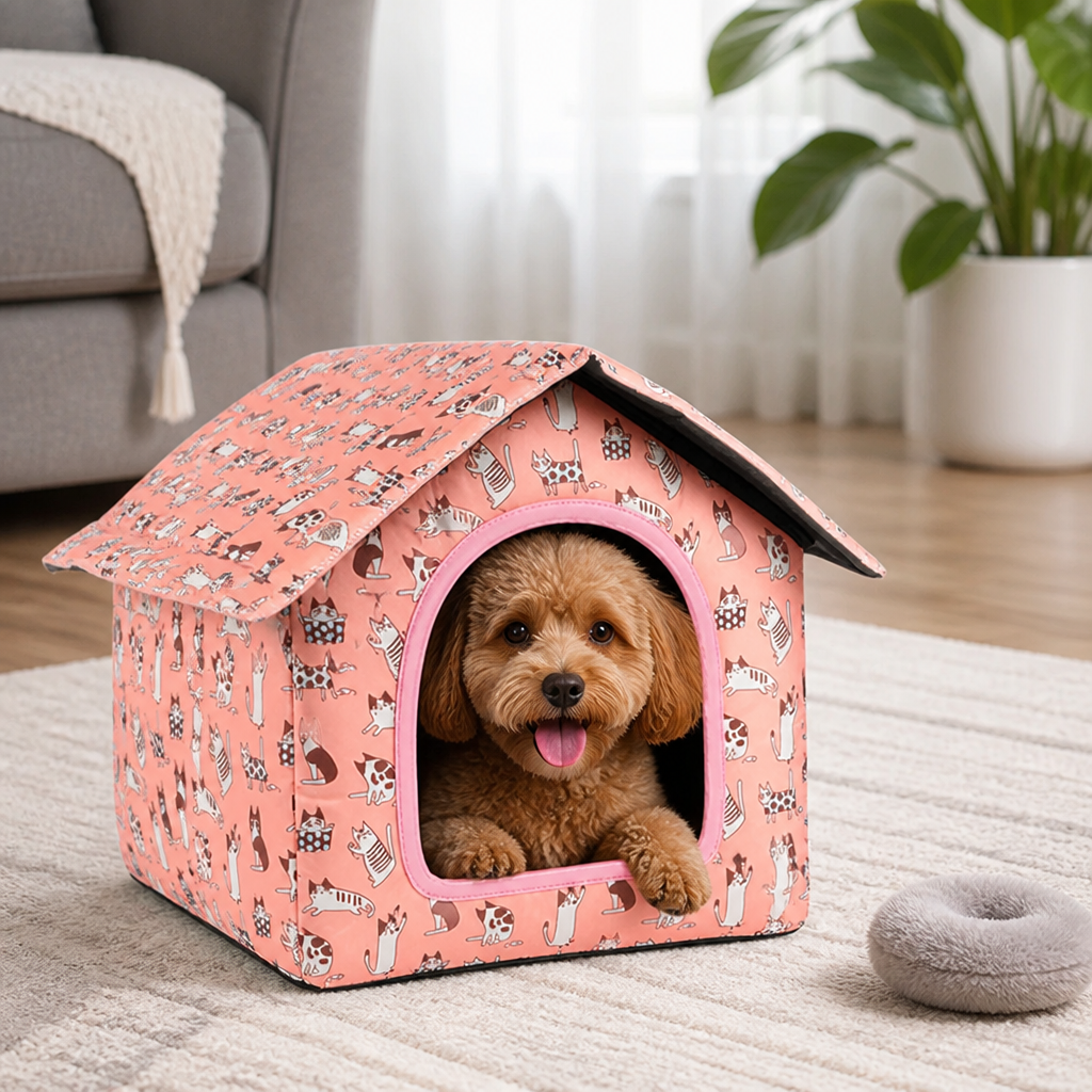 Ortekor Waterproof Foldable & Washable Small Pet House