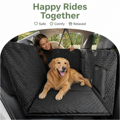 Ortekor Waterproof Hard-Bottom Car Seat Extender (Removable & Washable)