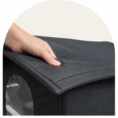 Ortekor Waterproof & Insulated Foldable Pet Cave Bed (Washable)