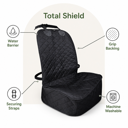 Housse de siège auto pour chien Ortekor, imperméable, antidérapante et lavable en machine
