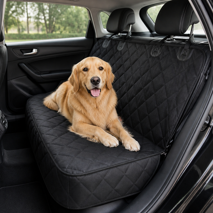 Housse de siège auto pour chien Ortekor, imperméable, antidérapante et lavable en machine