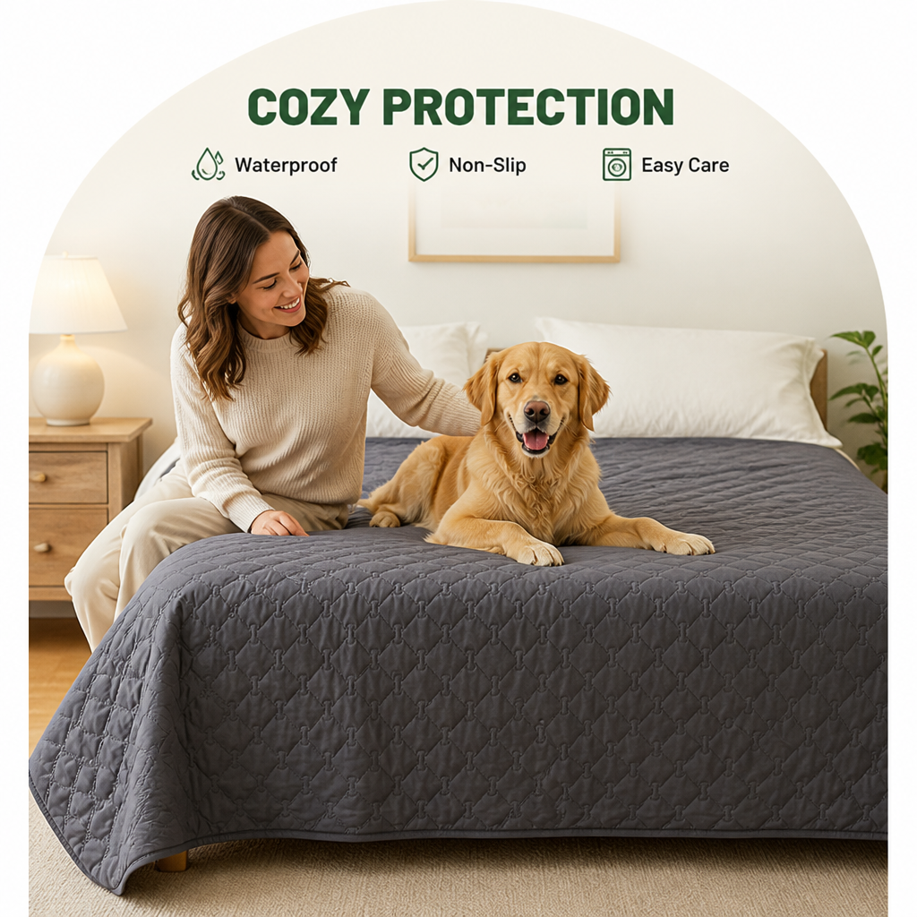 Ortekor Waterproof & Non-Slip Quilted Bed Protector