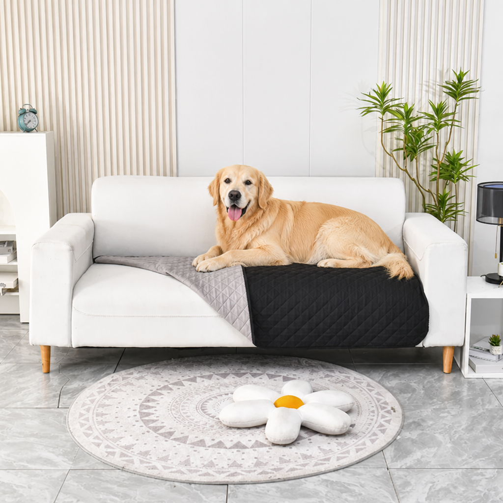 Ortekor Waterproof Non-Slip Quilted Sofa & Bed Protector