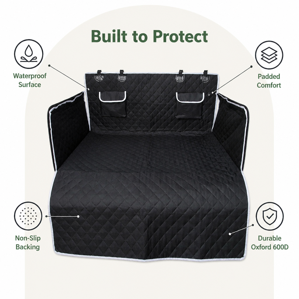 Ortekor Waterproof Oxford 600D Padded & Non-Slip Trunk Hammock