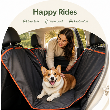 Ortekor Waterproof Oxford & Scratchproof Car Seat Cover (Hammock Style)