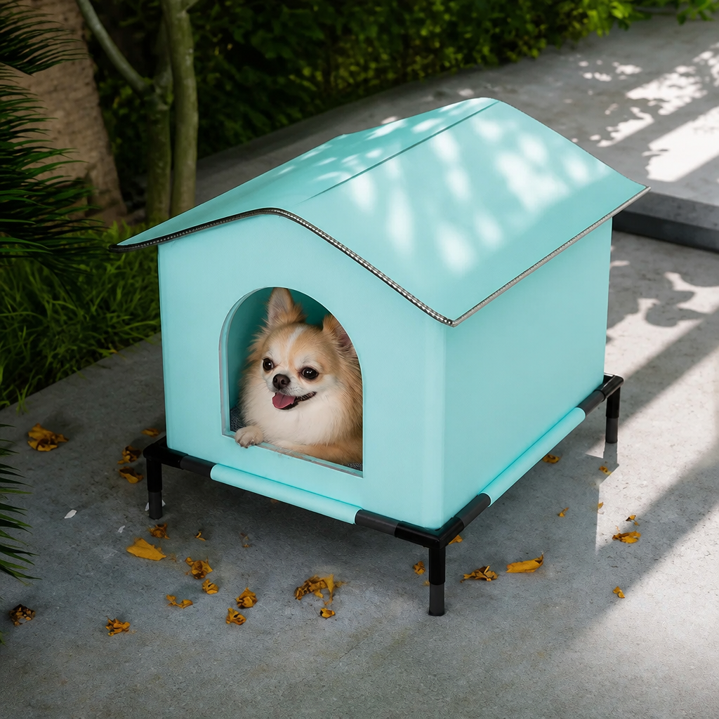 Ortekor Waterproof Plush Insulated Pet Cave (Foldable & Washable)