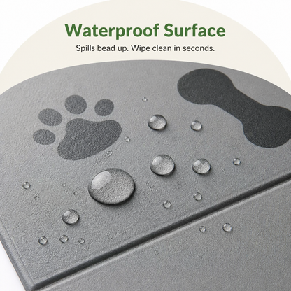 Ortekor Waterproof & Quick-Dry Nonslip Pet Feeding Mat
